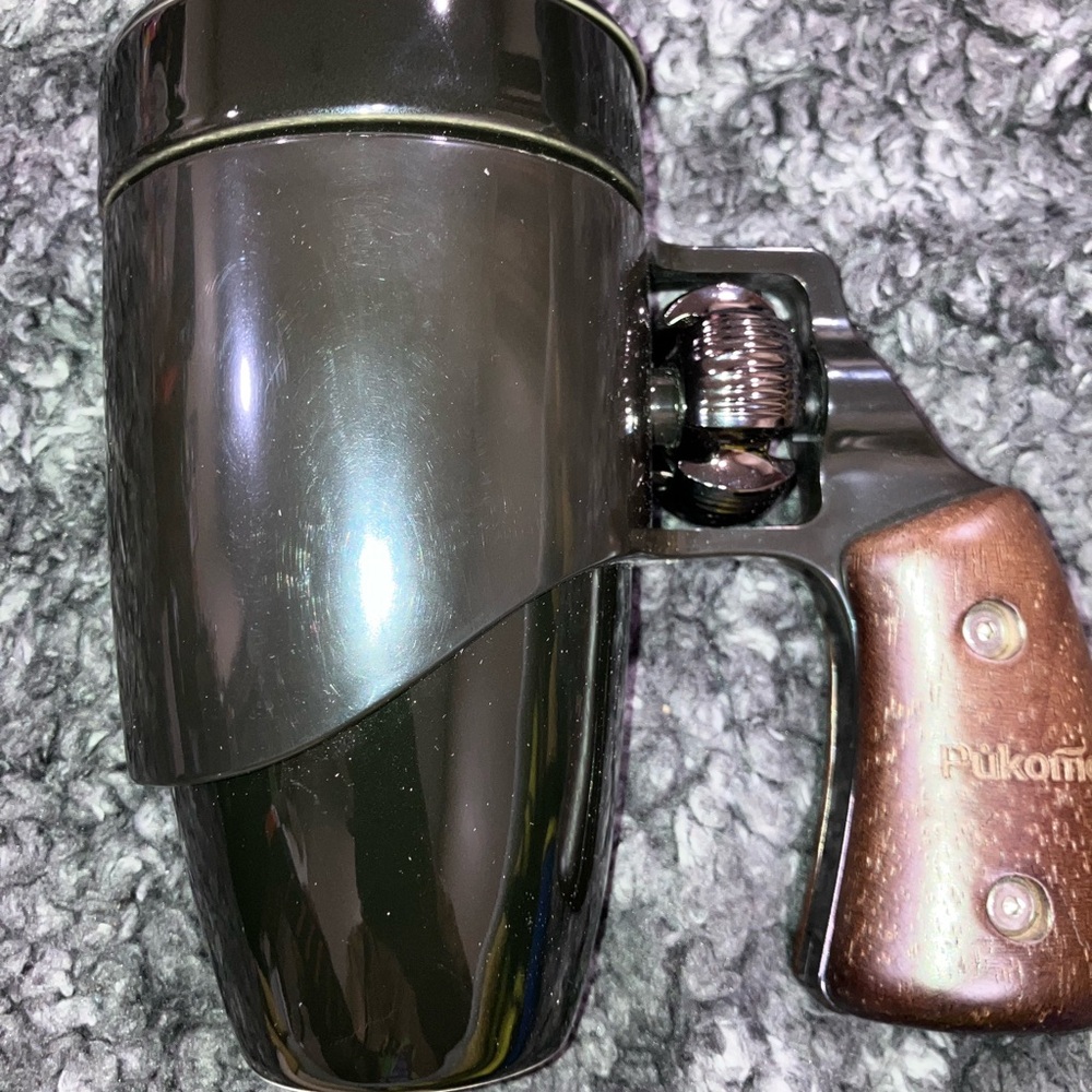 Black and Brown Pukom Ceramic Coffee Mug